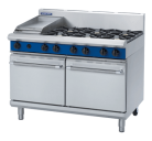 Blue Seal Evolution Series G528C - 1200mm Gas Range Double Static Oven