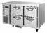 Hoshizaki FTC-125DEA-GN Four Drawer Stainless Steel Underbench Counter Freezer