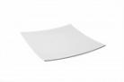 White Melamine Curved Square Platter Medium - 350x350