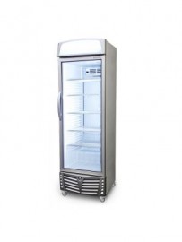 Bromic GM0400LC LED 380L LED Single Curved Glass Door Display Refrigerator