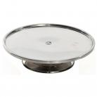 Stainless Steel Low Profile Cake Stand - 325 diameter, 80 high