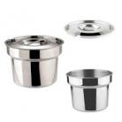 Woodson P00725 18/8 Stainless Steel Round pan 7.25 litre capacity