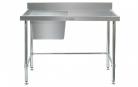 Simply Stainless SS05.1200.L.LB Sink Bench with Splashback