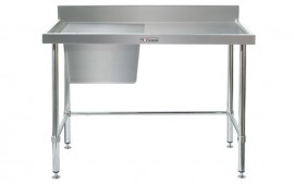 Simply Stainless SS05.7.2100.L.LB Sink Bench with Splashback