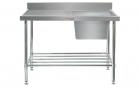 Simply Stainless SS05.1500.R Sink Bench with Splashback