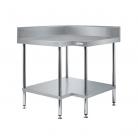 Simply Stainless SS04.7.0900 Corner Bench With Splashback