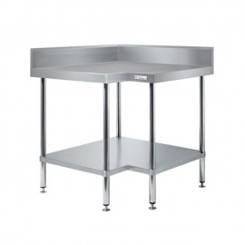 Simply Stainless SS04.0900 Corner Bench With Splashback