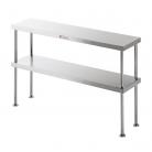 Simply Stainless SS13.2400 Double Bench Over Shelf