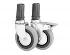 Simply Stainless SSCASBRK Simply Stainless Rubber castors locking