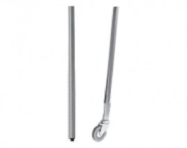 Simply Stainless SSLEGDRY Simply Stainless 885mm Stainless steel leg with disc foot to suit dry benches.