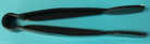 Cambro Polycarbonate 15cm Black Tongs - Flat Grip