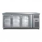 Bromic UBC1795GD 417L LED Underbench Three Door Display Refrigerator