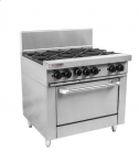 Trueheat RC Series RCR9-2-6G-NG - Two Open Top Burners & 600mm Griddle NG Oven Range